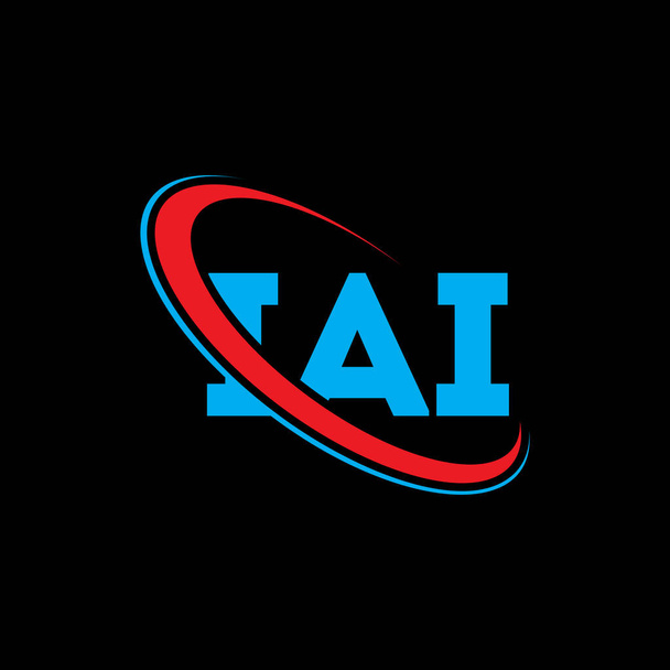Λογότυπο IAI. IAI επιστολή. Σχεδιασμός λογότυπου της IAI. Αρχικά το λογότυπο της ΙΑΙ συνδέεται με το λογότυπο κύκλου και το μονόγραμμα κεφαλαία. Τυπογραφία IAI για την τεχνολογία, τις επιχειρήσεις και το εμπορικό σήμα ακινήτων. - Διάνυσμα, εικόνα