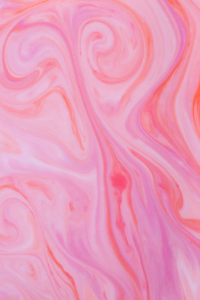 Pink marble background, texture, marbling pattern - Foto, afbeelding