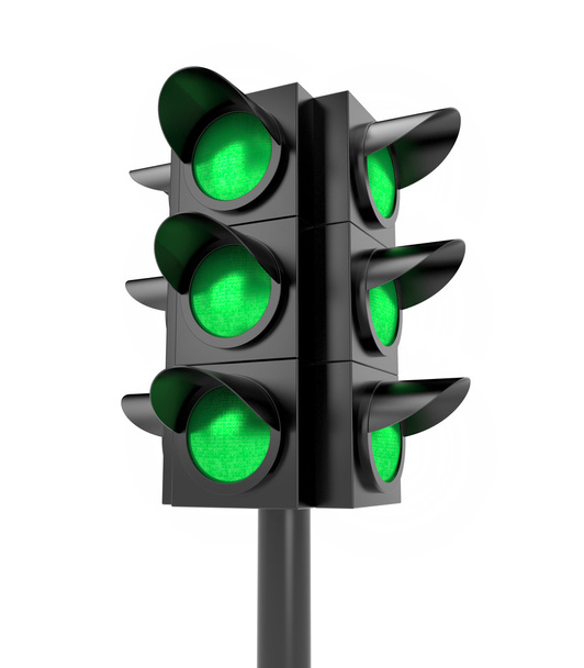 Traffic light. All Green - Фото, зображення
