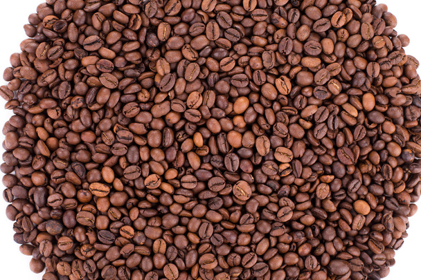 Коло кавових зерен крупним планом
. - Фото, зображення
