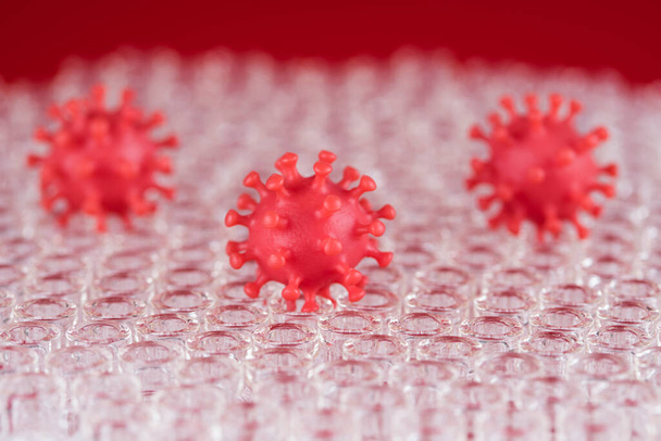 Corona virus, SARS pandemic background - Фото, зображення