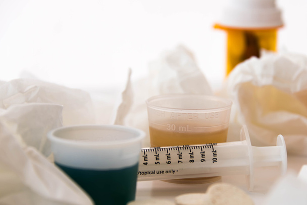 Erkältung und Grippe frei verkäufliche Medikamente - Foto, Bild