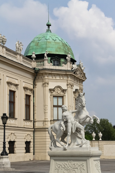 rechter Flügel des Belvedere der Burg - Foto, Bild