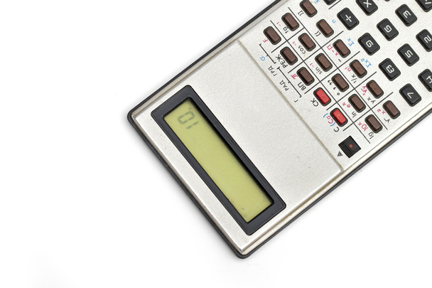 kalkulačka na bílém pozadí - Fotografie, Obrázek