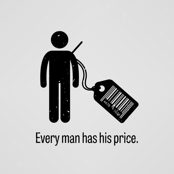Every Man Has Price - Vektor, kép