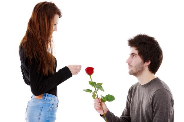 picture of a young couple, valentine day concept - Foto, Imagen