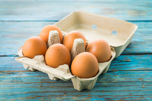 Chicken eggs pack - Photo, Image
