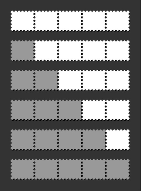 vector gray loading bar - Vektor, obrázek