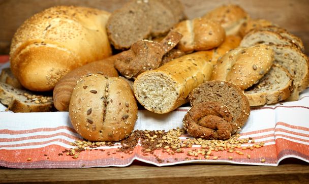 Various pastries and breads - Photo, Image