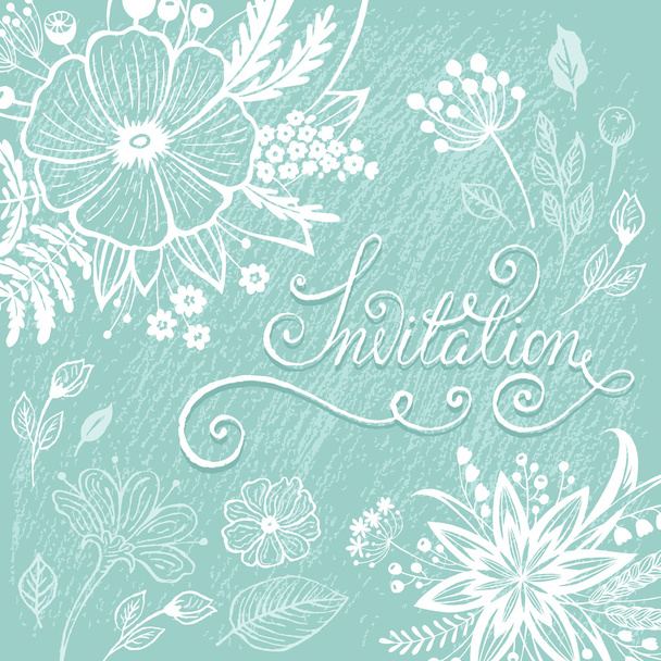 Wedding invitation card - Vettoriali, immagini