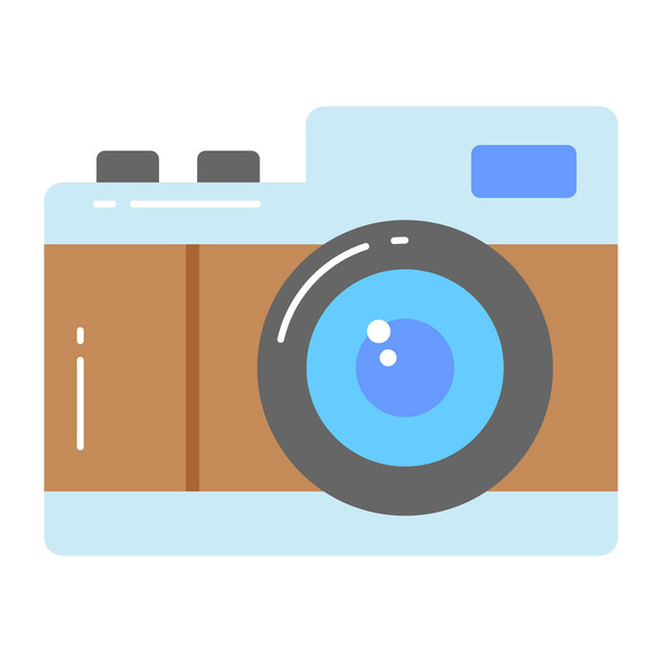 Digital camera vector, photography equipment in editable style - Vektor, kép