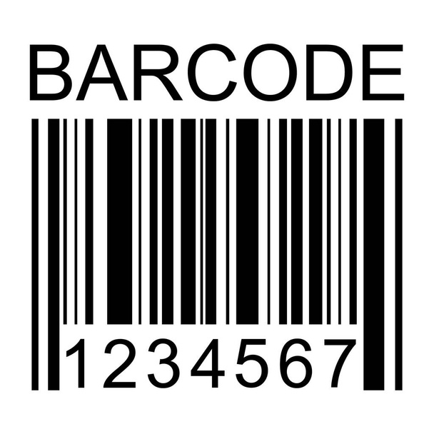Barcode vector icon. Bar code for web flat design. Isolated illustration . - Вектор,изображение