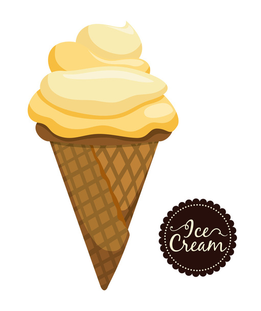 мороженое  - Вектор,изображение