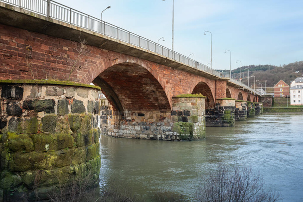 Římský most a řeka Moselle - Trier, Německo - Fotografie, Obrázek