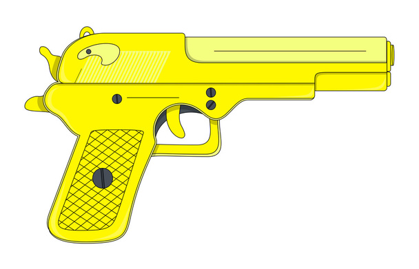 arma amarela
 - Vetor, Imagem