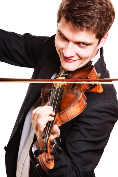 Man playing violin. - Фото, зображення