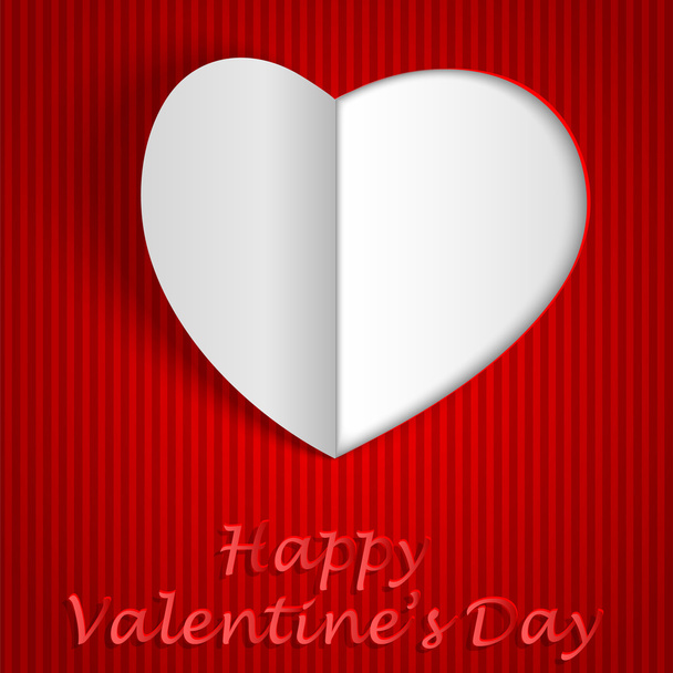 valentines day background with hearts - Вектор,изображение