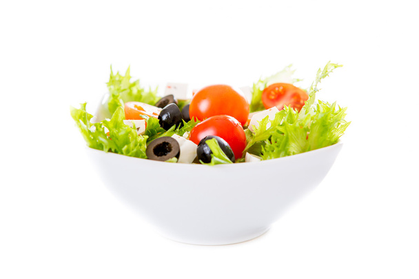 Görög saláta, elszigetelt - Fotó, kép