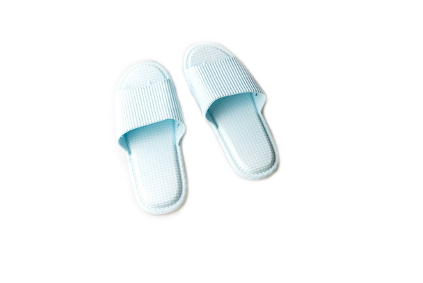 Blue casual slipper for putting in the house - Φωτογραφία, εικόνα