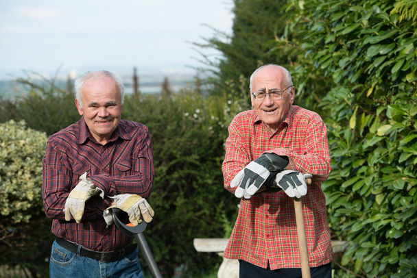 two gardeners - Foto, Bild