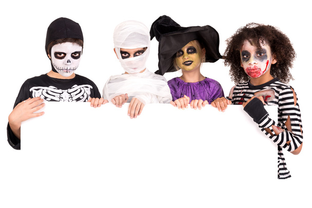 Enfants en costumes d'Halloween - Photo, image