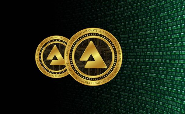audius-audio virtual currency image. 3d illustrations. - Photo, Image