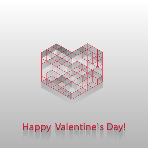 Greeting love card.  - Vector, Image