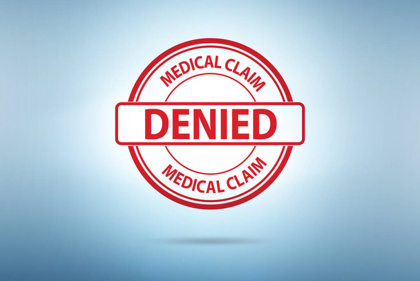 Conceito de negar o pedido de seguro médico - Foto, Imagem