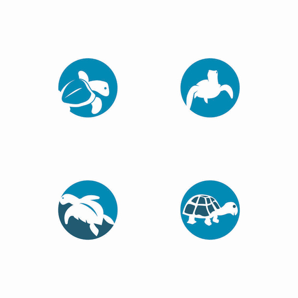 Turtle Logo Image Vector Illustration - Vettoriali, immagini