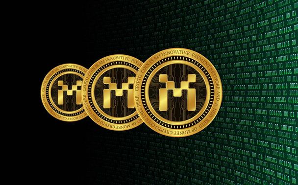 mxc virtual currency images. 3d illustration. - Photo, Image