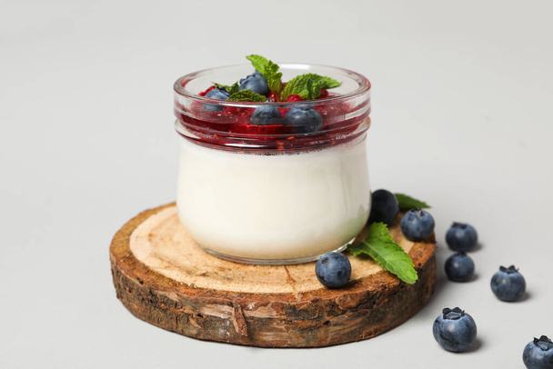 Delicious and sweet dessert - Panna Cotta, composition for tasty dessert concept - Photo, Image