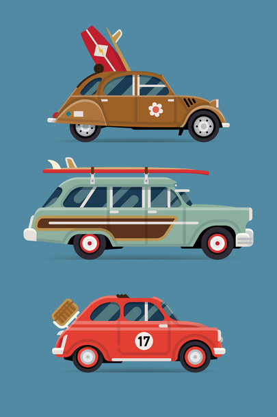 Private transport icons - Vector, Image