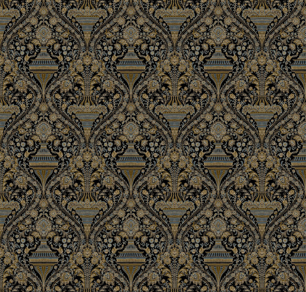 it's a unique digital Traditional Geometric Ethnic border, floral leaves baroque pattern and Mughal art elements, Abstract texture motif, and vintage Ornament artwork combination for textile printing. - Foto, Imagem
