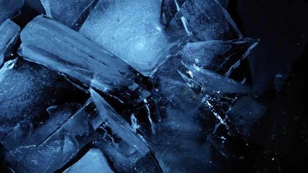 Crystal glass close up. Abstract background. - Footage, Video
