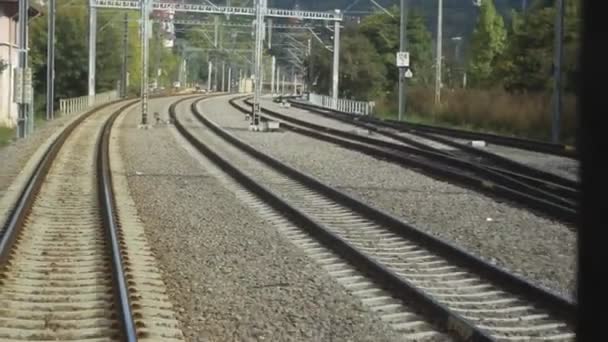 Ηλεκτρικοί Σιδηρόδρομοι και διακόπτες - Πλάνα, βίντεο