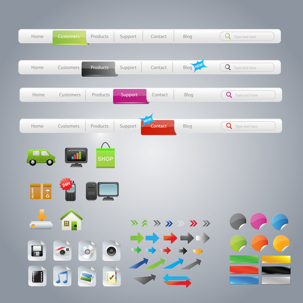 Web graphic collection - Vector, Imagen