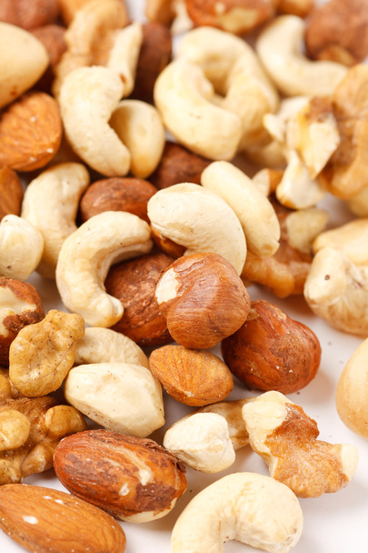 Different kinds of nuts - Фото, изображение