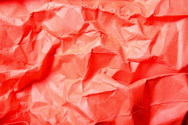 Closeup view of coral paper texture as background - Photo, Image