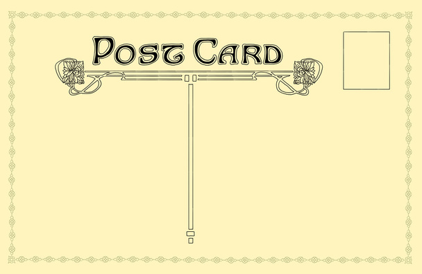 Εσοδεία ταχυδρομική κάρτα - Φωτογραφία, εικόνα