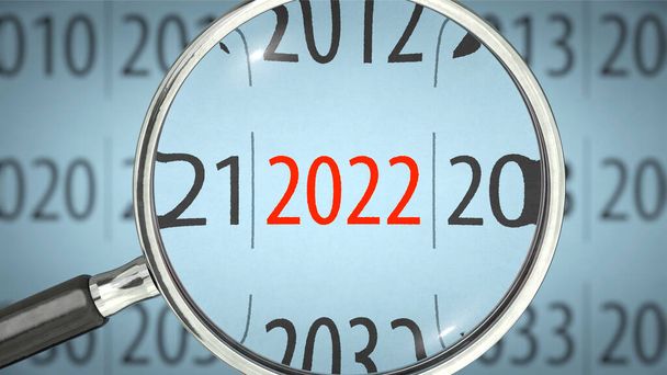 Έτος επανεξέτασης 2022 - Φωτογραφία, εικόνα