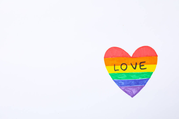 Kokoonpano Ylpeys ja LGBTQ yhteisö, tilaa tekstiä - Valokuva, kuva