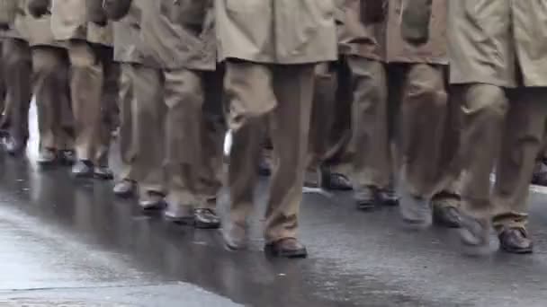 Officers Marchpast - Footage, Video