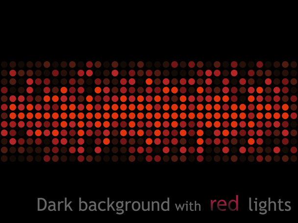赤色のライトが抽象 - ベクター画像