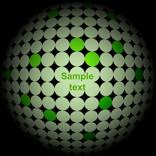 Αφηρημένη πράσινοι κύκλοι - Διάνυσμα, εικόνα