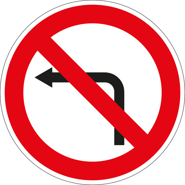 Panneau rond de signalisatie Baignade interdite  - Vector, afbeelding