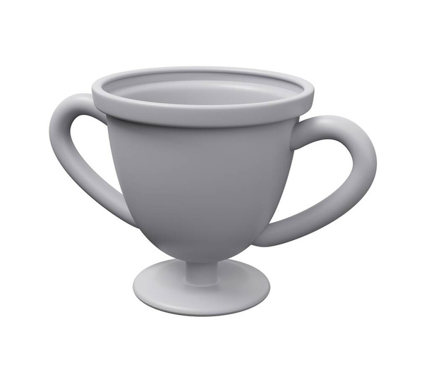 trophy cup 3d icon. - Photo, Image