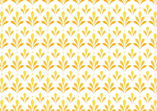 Wheat pattern wallpaper. Oat symbol. Rice sign. Rice pattern wallpaper. - ベクター画像