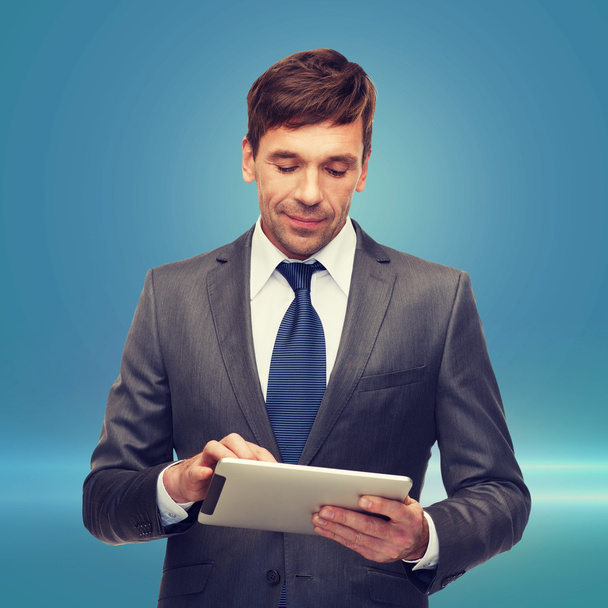 buisnessman with tablet pc - Photo, Image