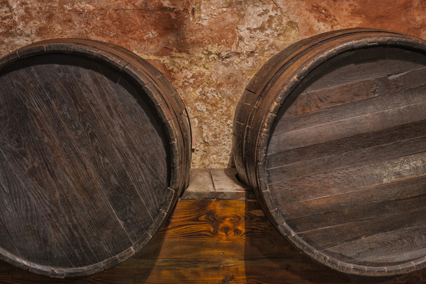 Wine cask barrels - Photo, Image