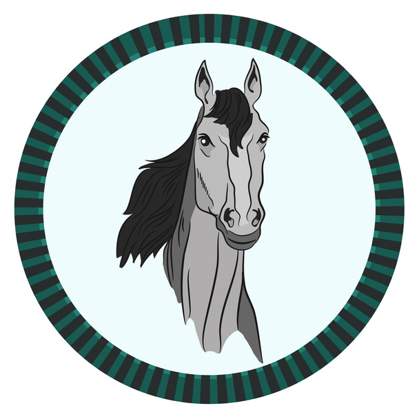 ikony kůň - Vektor, obrázek